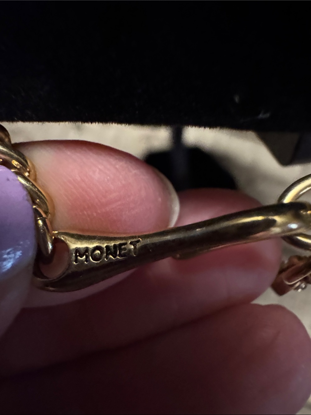 Monet Gold-Tone Layered Coin Charm Necklace - Picture 3 of 6